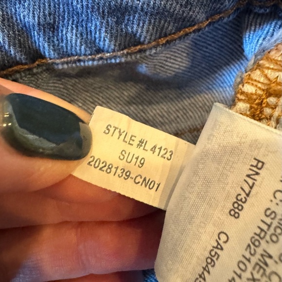 Madewell Classic Straight Two-Tone Denim Blue Jeans Sz 27 - Picture 11 of 14